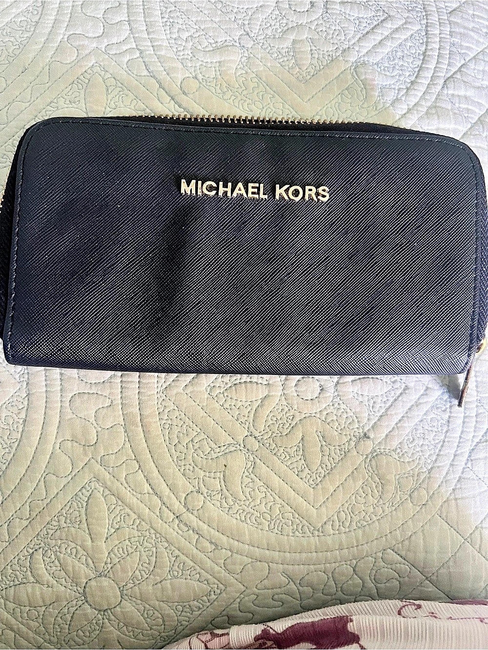 Michael Kors Jet Set Travel Continental Wallet Black